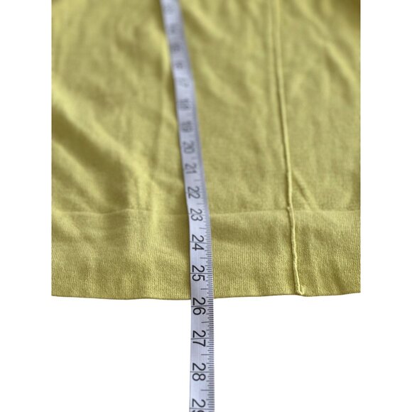 Larsen Gray Yellow Womens Sweater 3/4 Sleeve Relaxed Fit Comfy Lagenlook XL - Picture 7 of 8